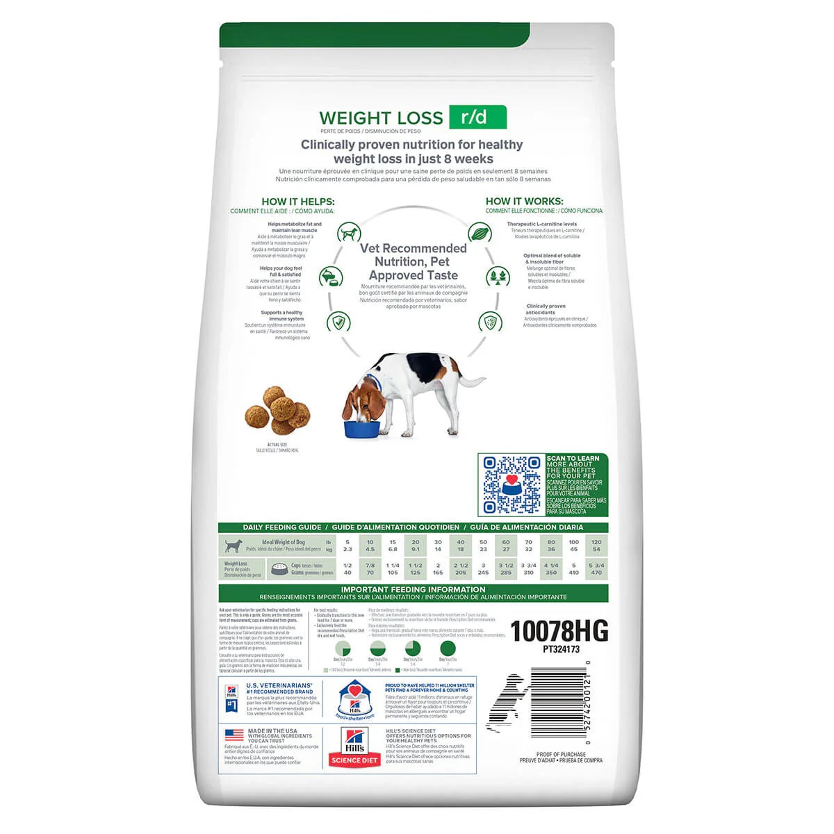 Hill's Prescription Diet R/D Weight Loss Dry Dog Food - Image 2