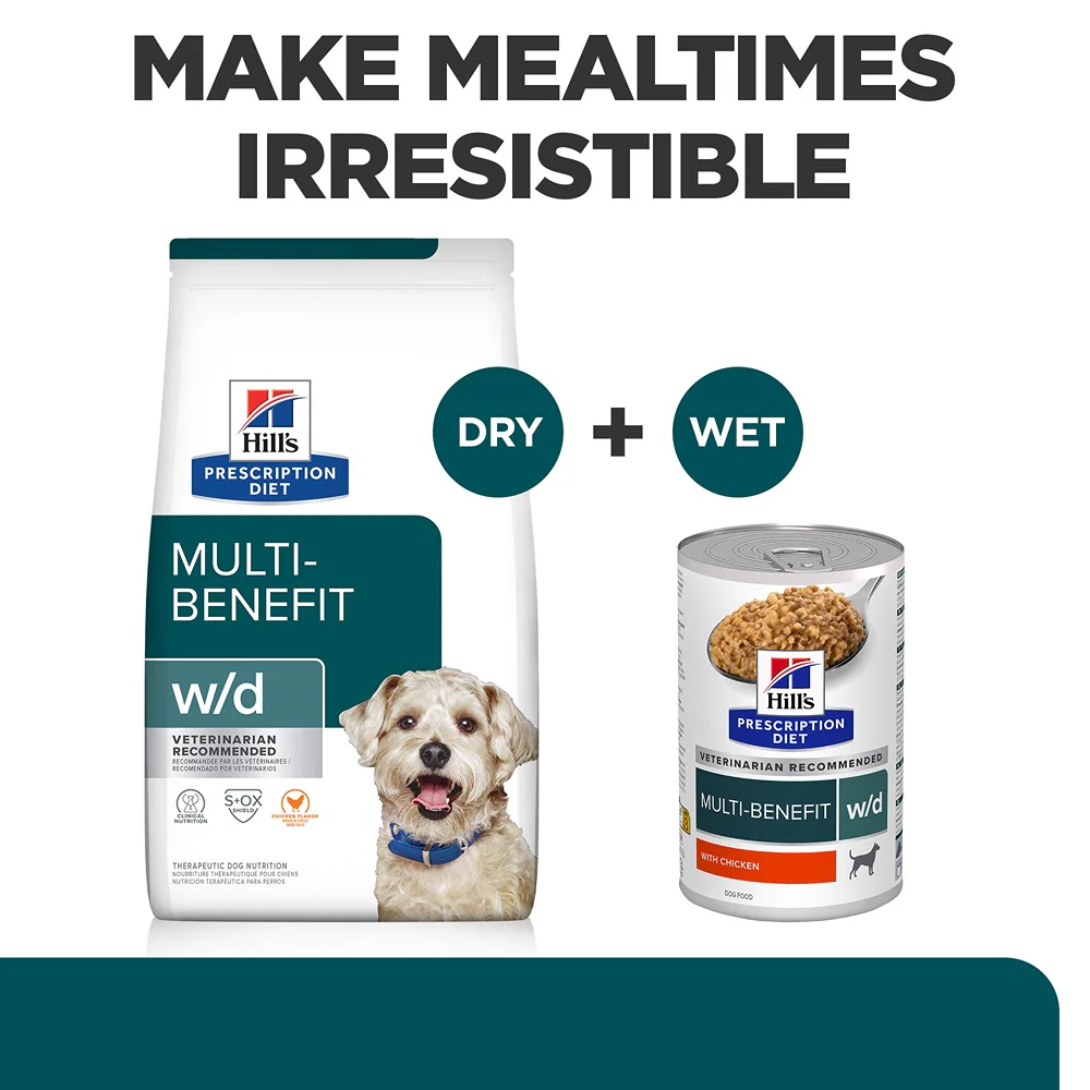 Hill's Prescription Diet W/D Multi-Benefit Chicken Wet Dog Food - Image 9