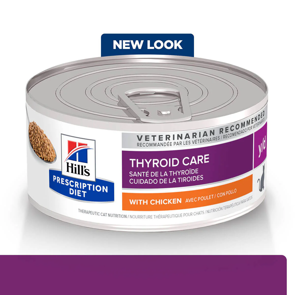 Hill's Prescription Diet Y/D Thyroid Care Chicken Wet Cat Food - Image 3