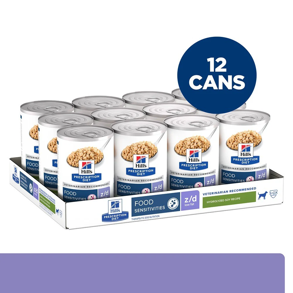 Hill's Prescription Diet Z/D Food Sensitivities Low Fat Wet Dog Food - Image 2