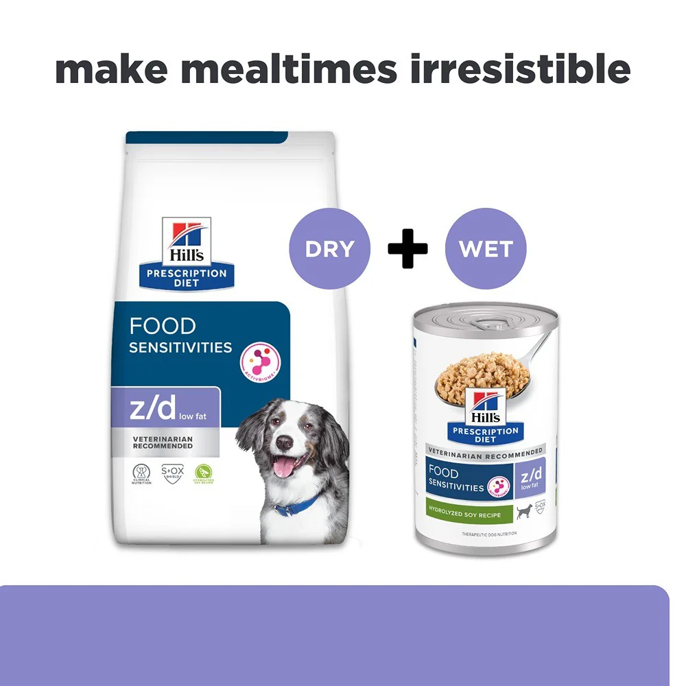 Hill's Prescription Diet Z/D Food Sensitivities Low Fat Dry Dog Food - Image 10