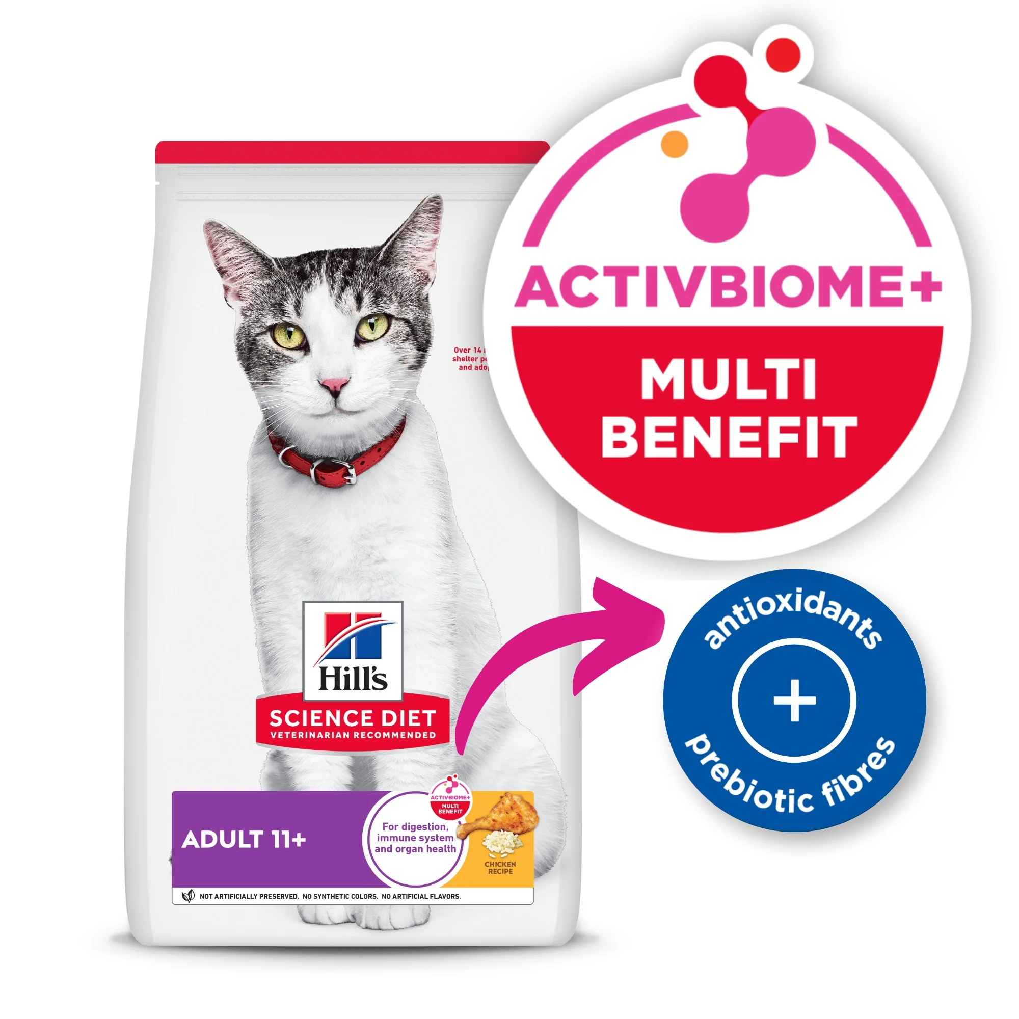 Hill's Science Diet 11+ Senior Dry Cat Food - Image 10