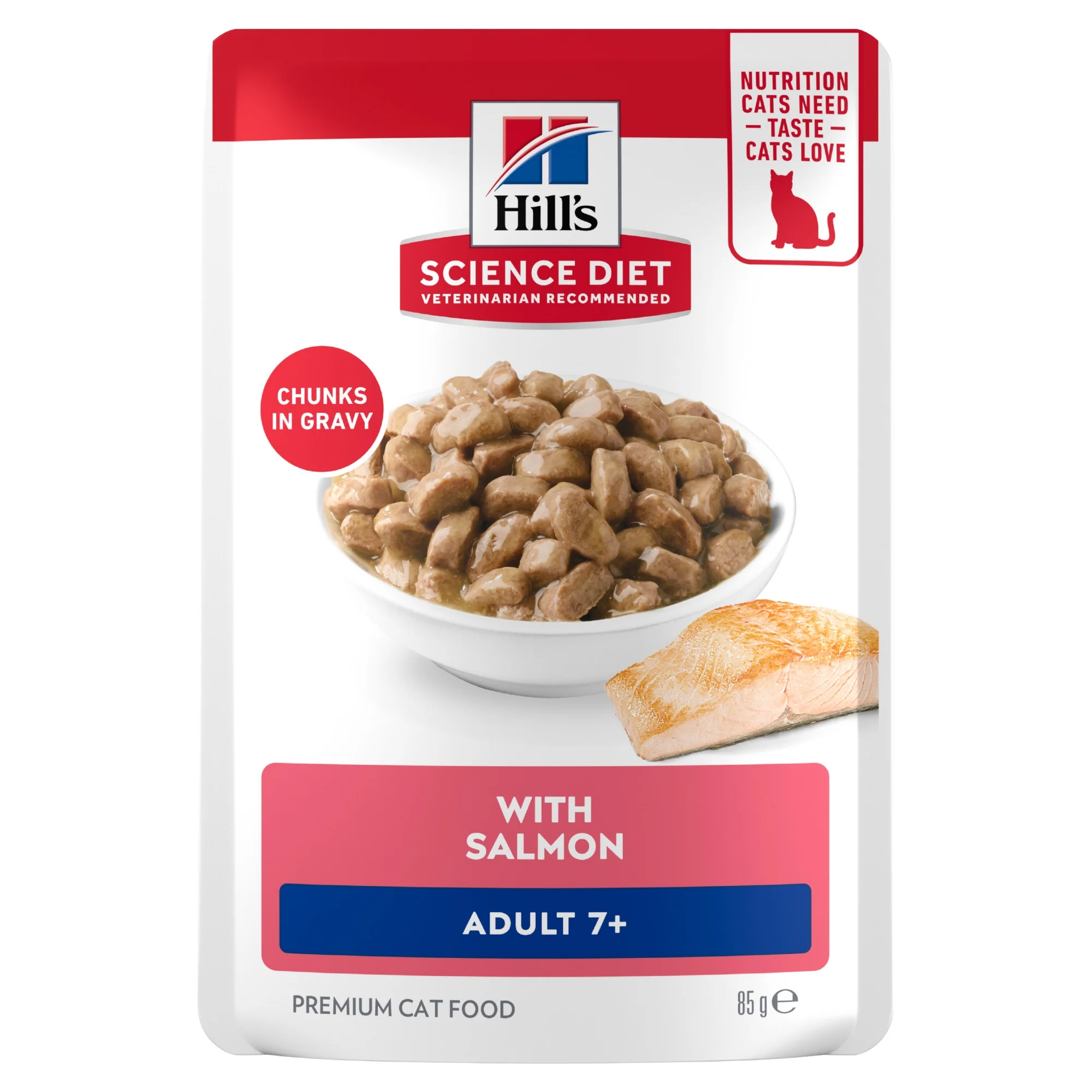 Hill's Science Diet 7+ Adult Ocean Fish Pouches Wet Cat Food - Image 2