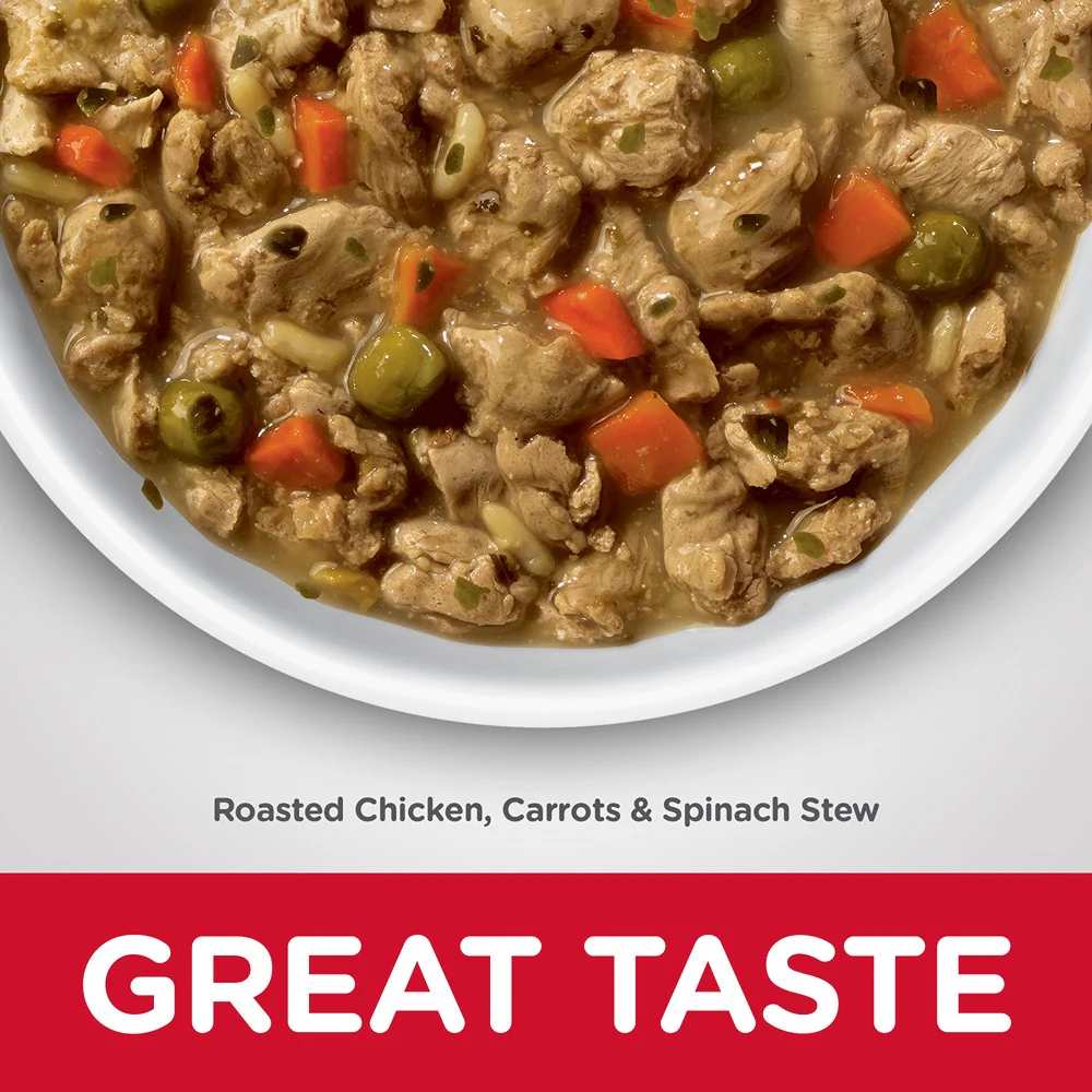 Hill's Science Diet Adult 7+ Healthy Cuisine Chicken & Carrots Stew Wet Dog Food Can - Image 4