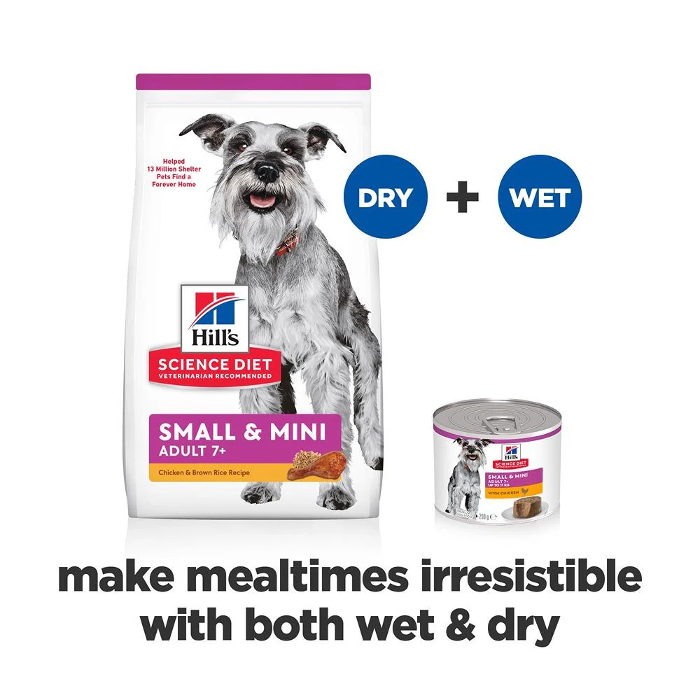 Hill's Science Diet Adult 7+ Senior Small & Mini with Chicken Canned Wet Dog Food - Image 8