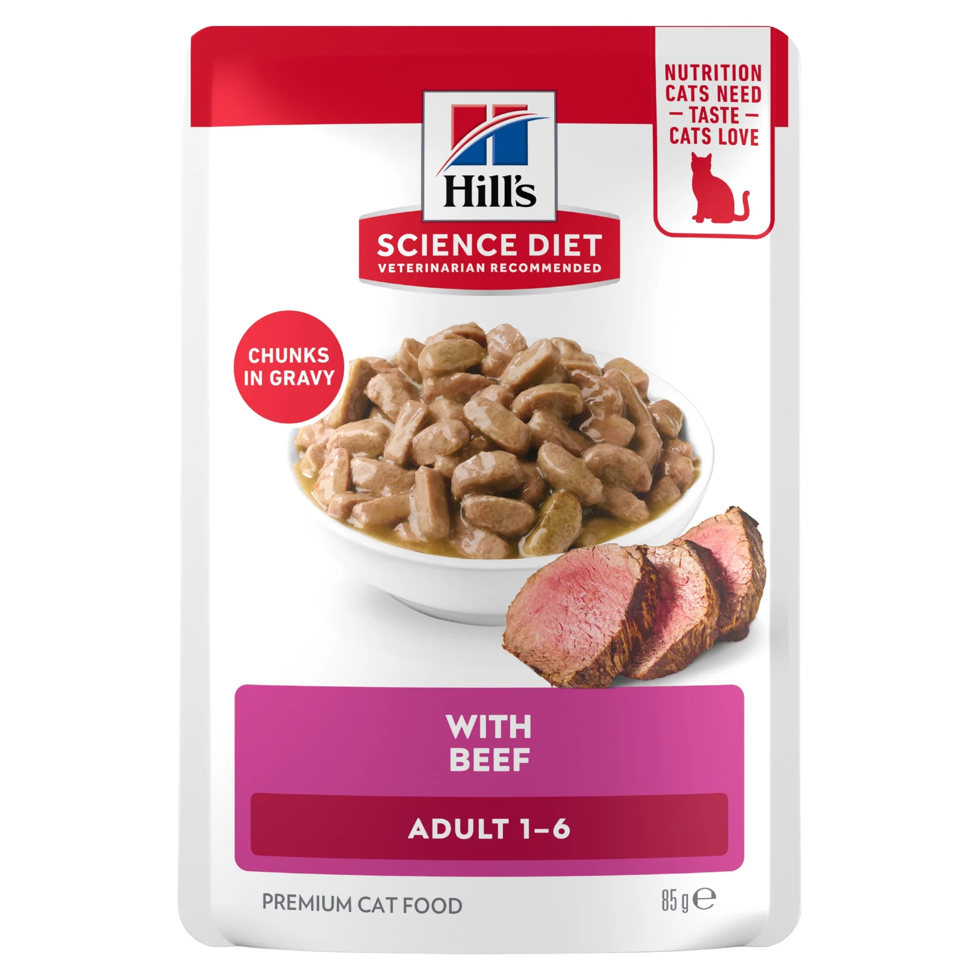 Hill's Science Diet Adult Beef Wet Cat Food - Image 8