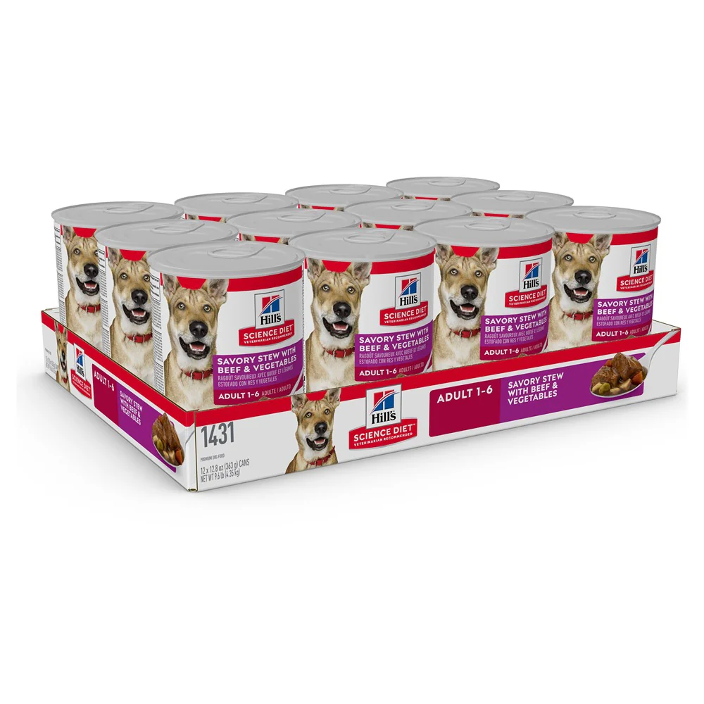 Hill's Science Diet Adult Beef Wet Dog Food - Image 3