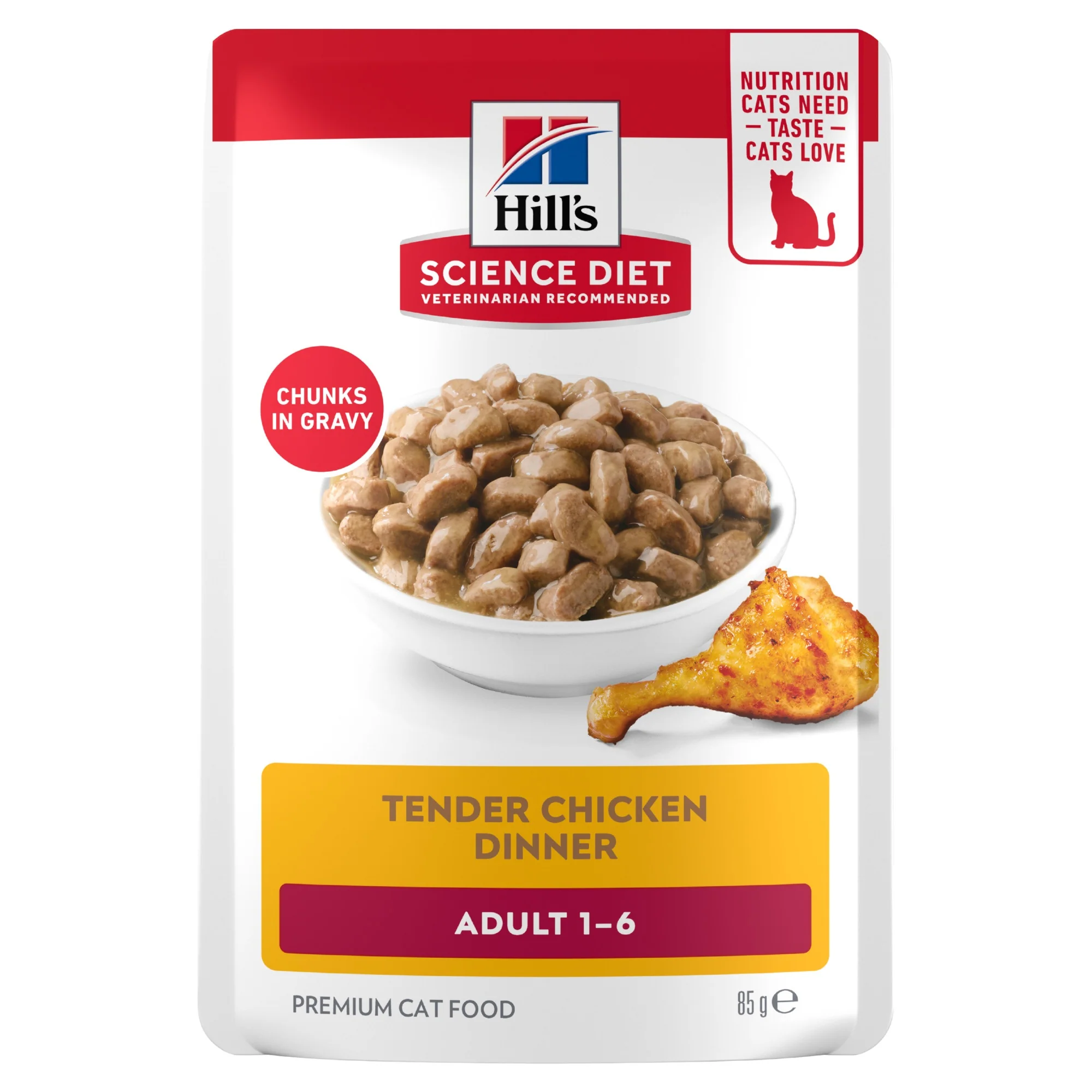 Hill's Science Diet Adult Chicken Pouches Wet Cat Food - Image 10