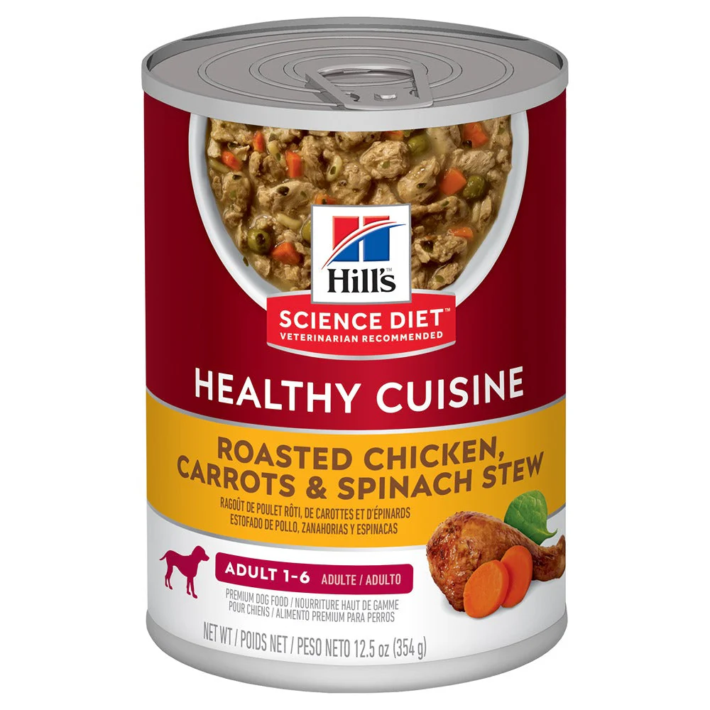 Hills Science Diet Adult Healthy Cuisine Chicken & Carrot Stew Canned Wet Dog Food - Image 9