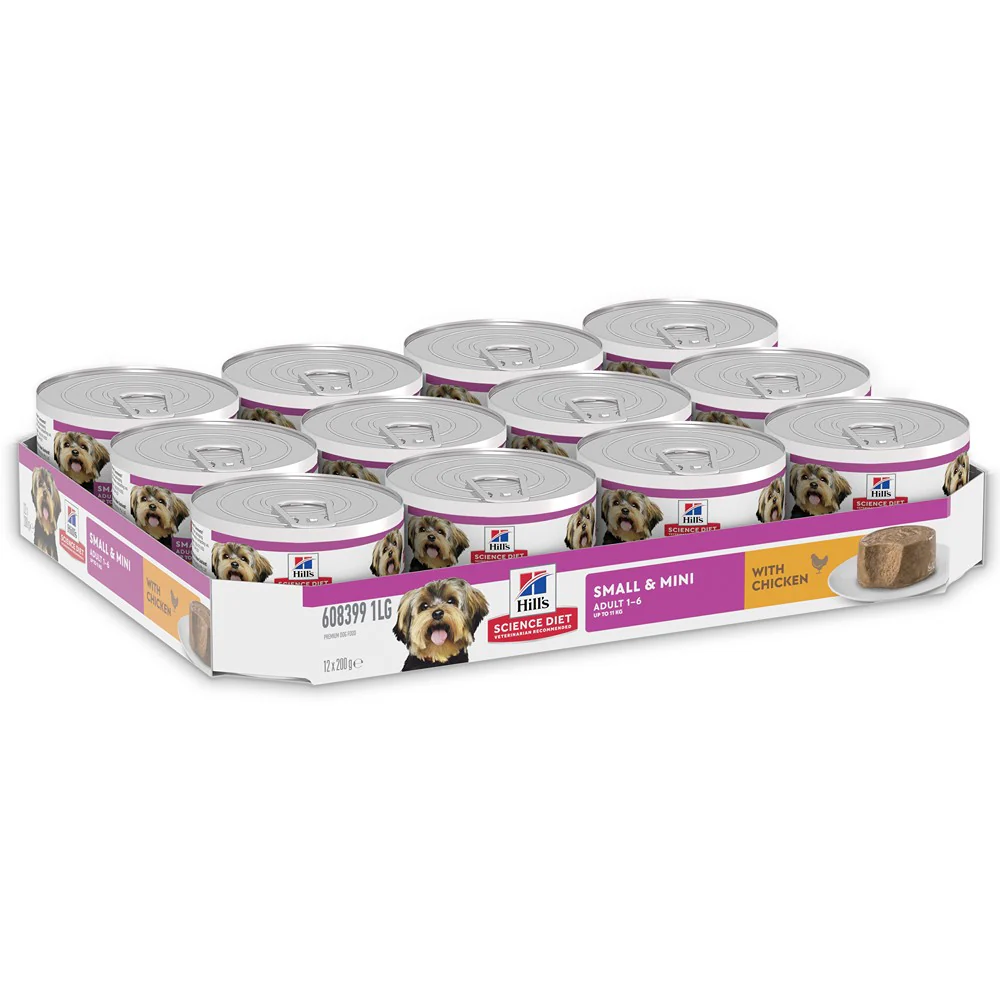 Hill's Science Diet Adult Small & Mini with Chicken Canned Wet Dog Food - Image 2