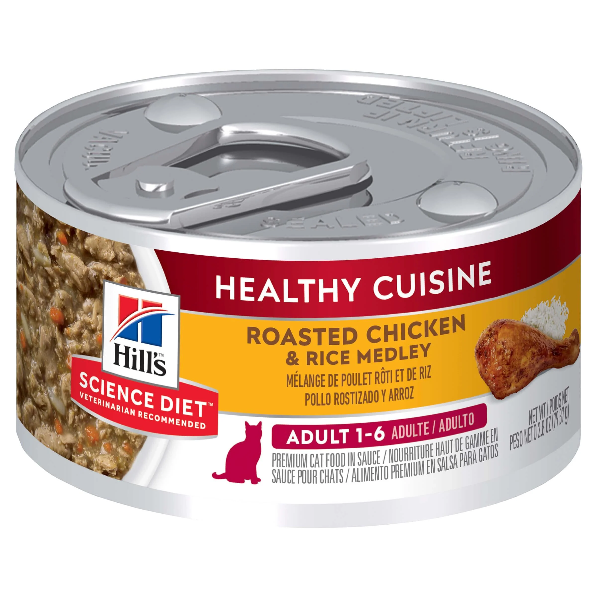 Hill's Science Diet Healthy Cuisine Adult Chicken & Rice Medley Wet Cat Food - Image 14
