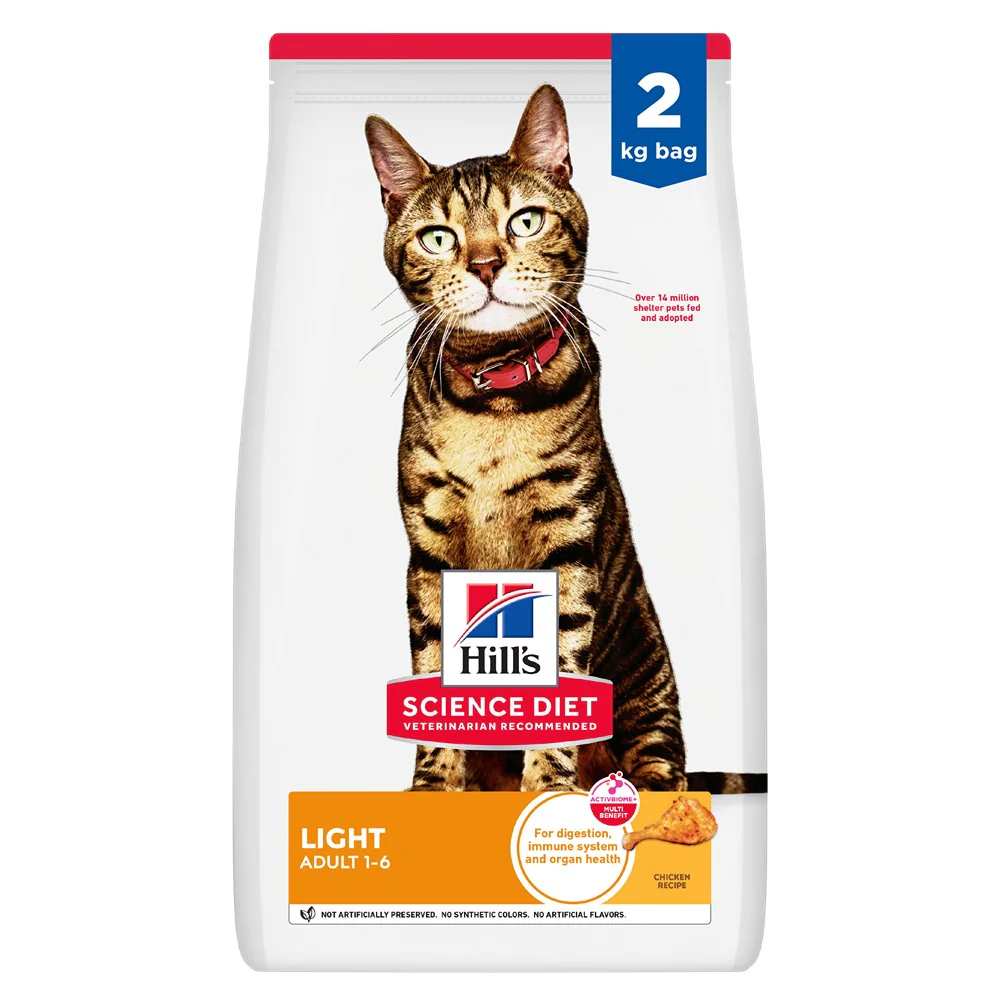 Hill's Science Diet Light Adult Chicken Dry Cat Food - Image 37