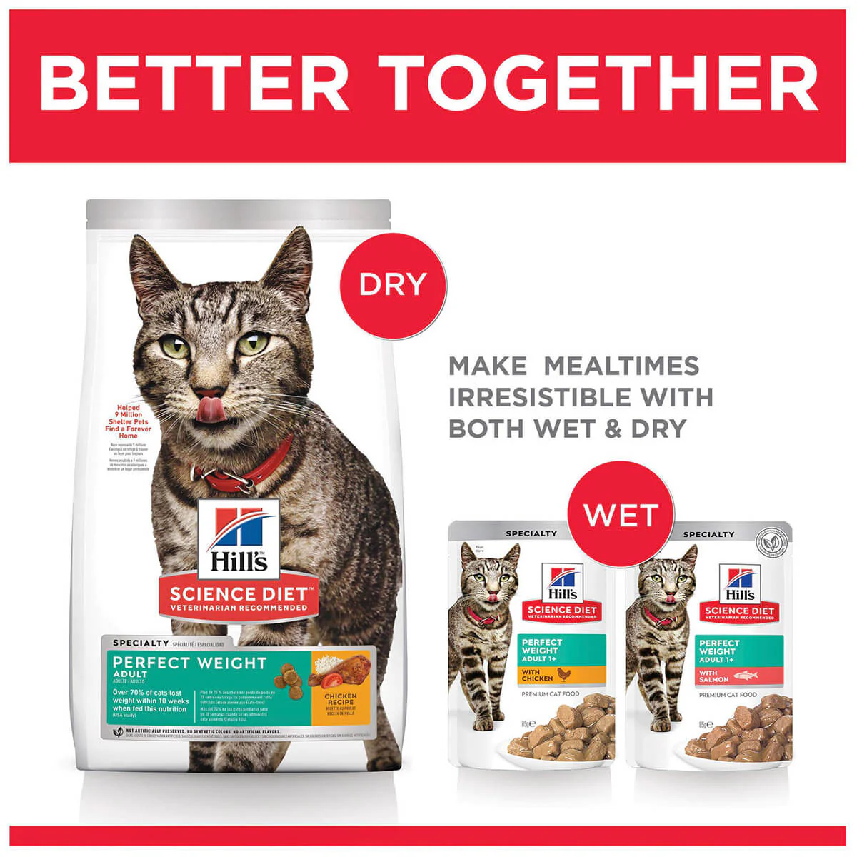 Hill's Science Diet Perfect Weight Adult Dry Cat Food - Image 36
