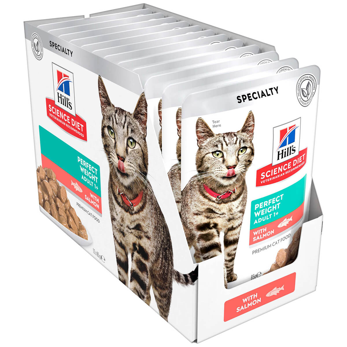 Hill's Science Diet Perfect Weight Adult Salmon Wet Cat Food - Image 4