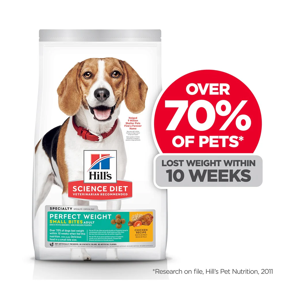 Hill's Science Diet Perfect Weight Adult Small Bites Dry Dog Food - Image 10
