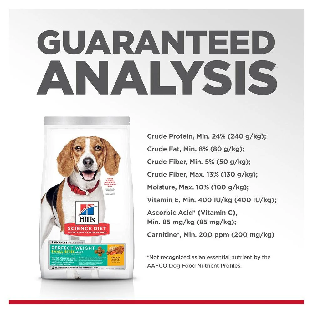 Hill's Science Diet Perfect Weight Adult Small Bites Dry Dog Food - Image 16