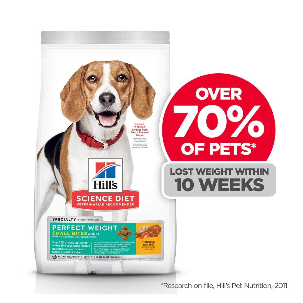 Hill's Science Diet Perfect Weight Adult Small Bites Dry Dog Food - Image 20
