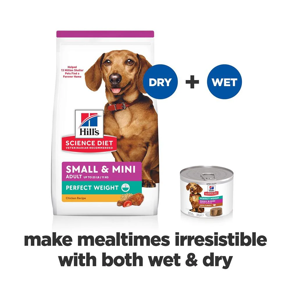 Hill's Science Diet Perfect Weight Small & Mini with Turkey Canned Dog Food - Image 8