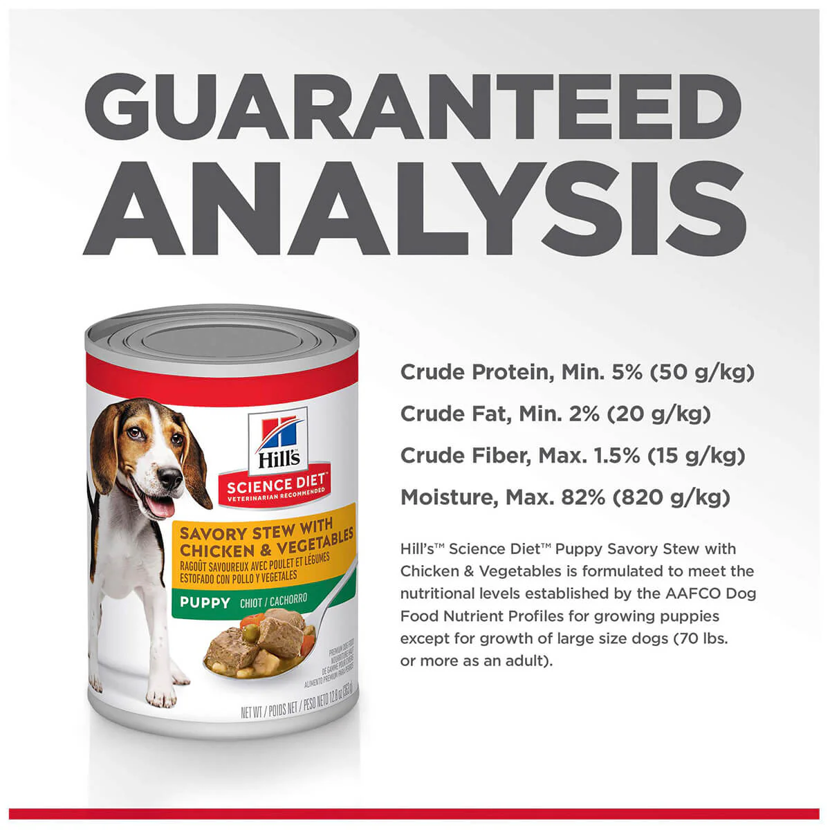 Hill's Science Diet Savory Stew Puppy Chicken & Vegetable Wet Dog Food - Image 6