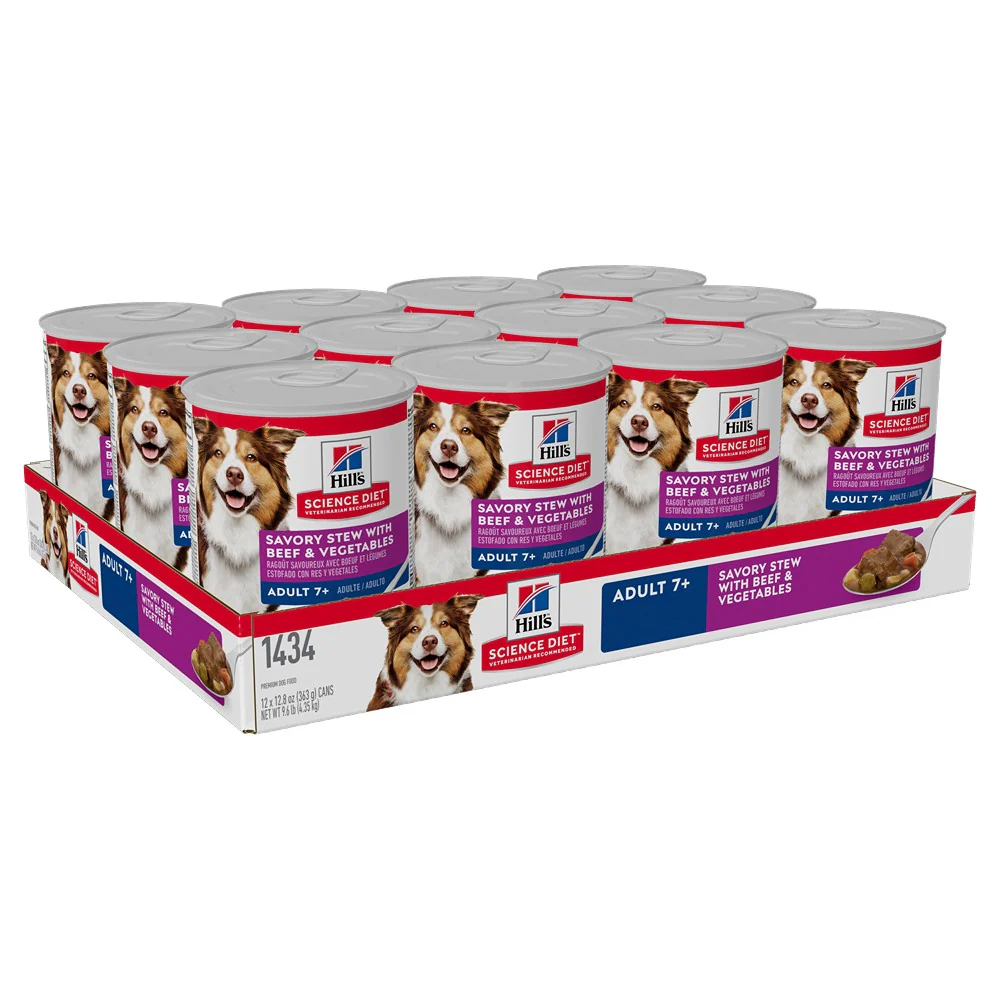 Hill's Science Diet Senior Beef Wet Dog Food - Image 3
