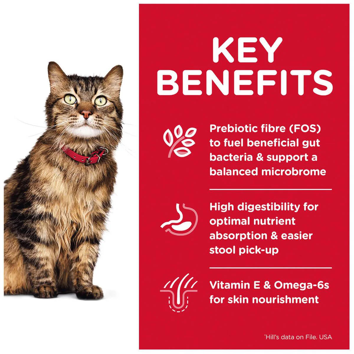 Hill's Science Diet Sensitive Stomach & Skin Adult Chicken Dry Cat Food - Image 9