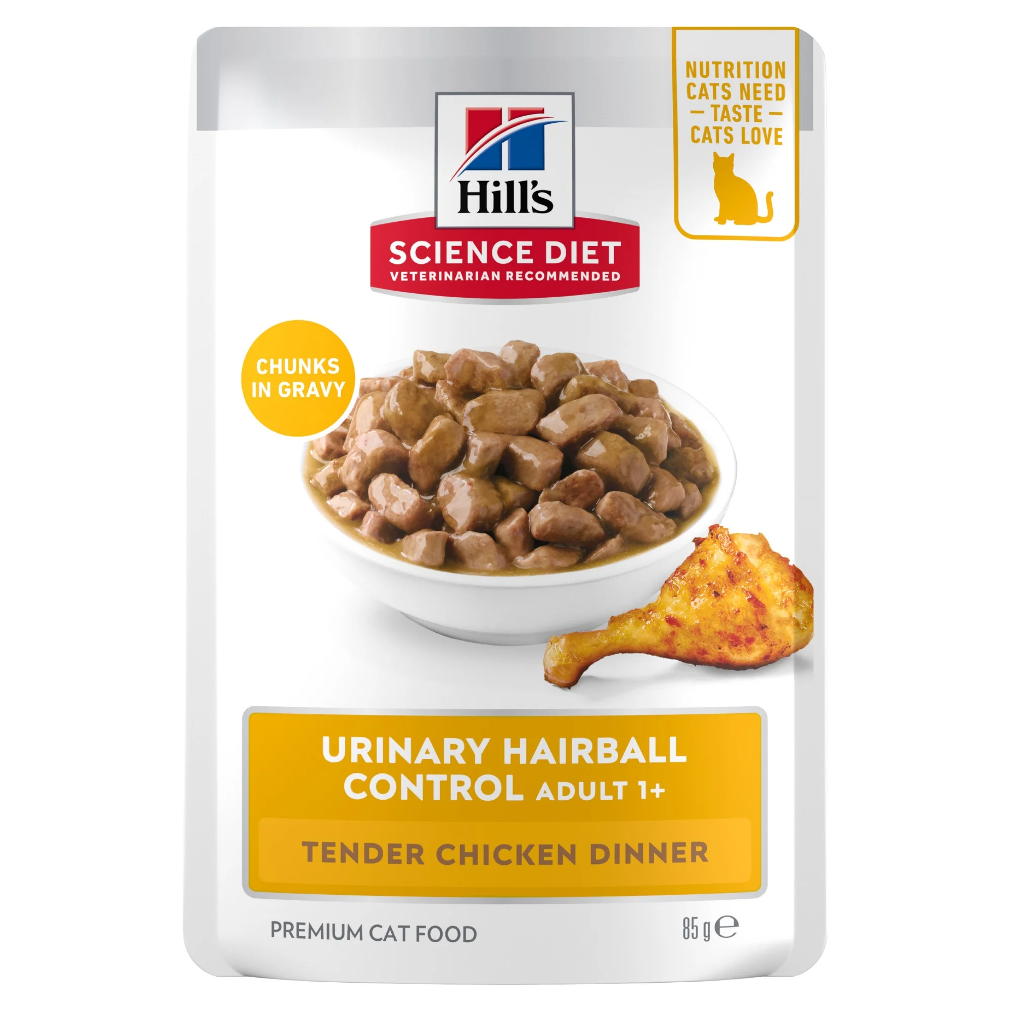 Hill's Science Diet Urinary Hairball Control Adult Chicken Wet Cat Food - Image 4