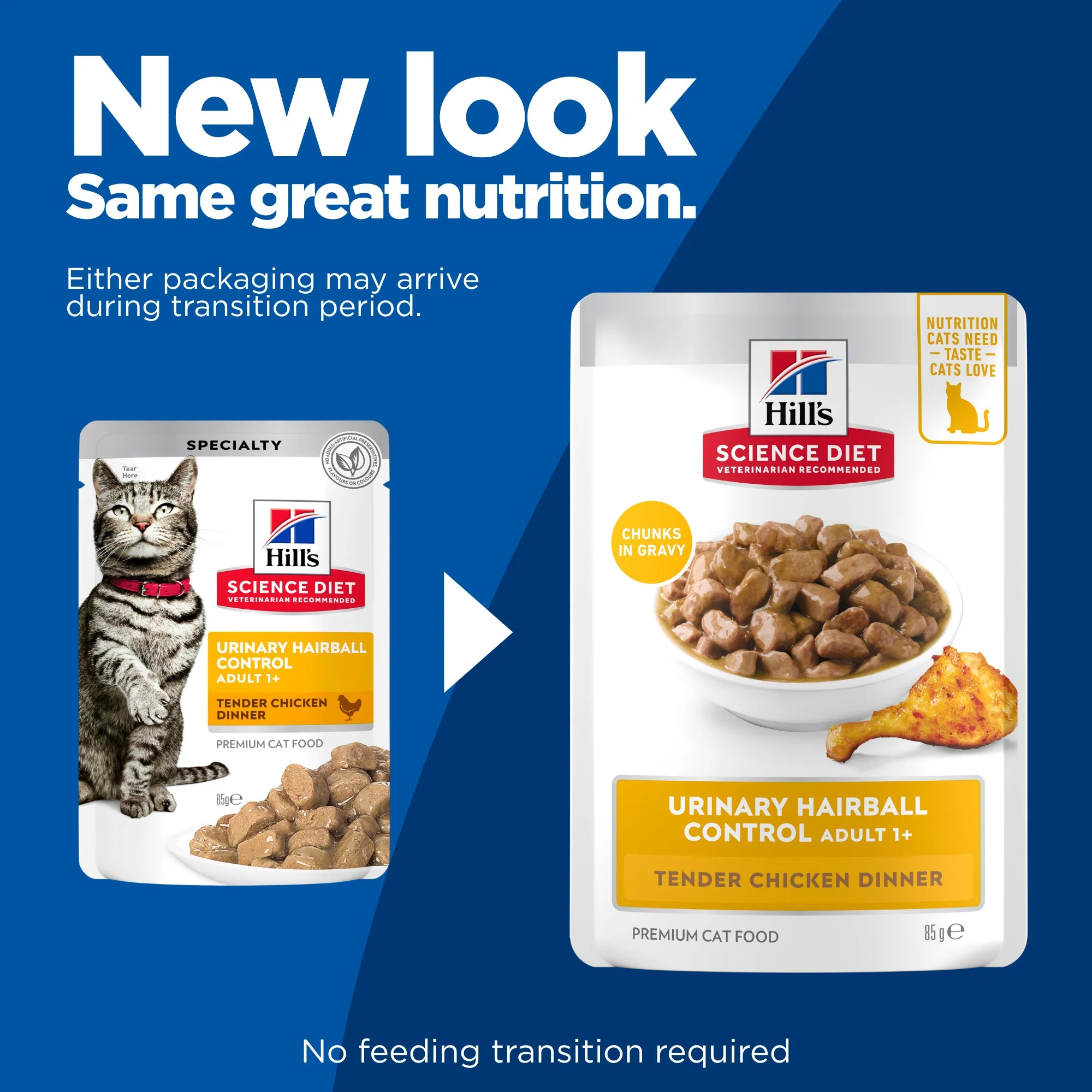 Hill's Science Diet Urinary Hairball Control Adult Chicken Wet Cat Food - Image 5