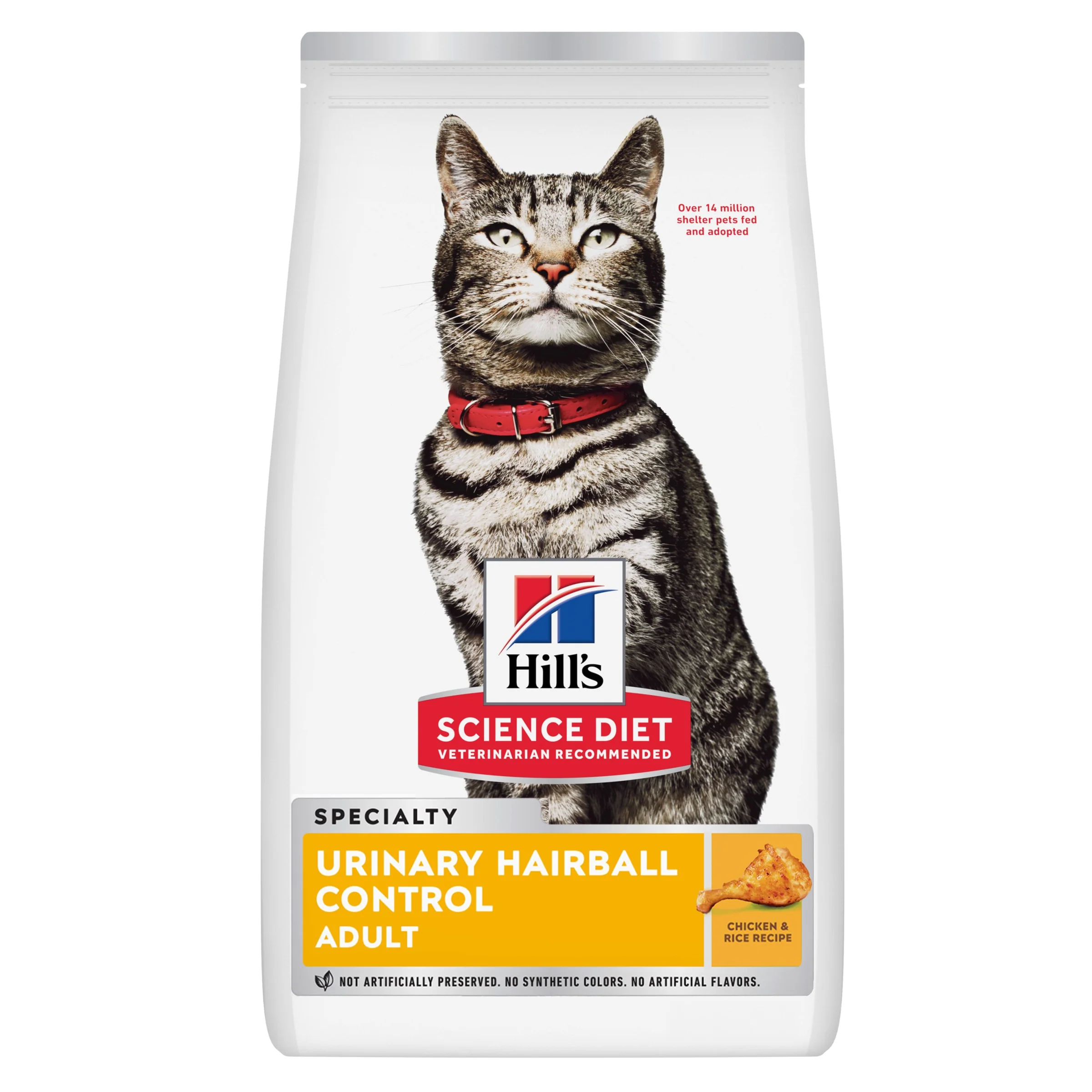 Hill's Science Diet Urinary Hairball Control Adult Dry Cat Food - Image 2