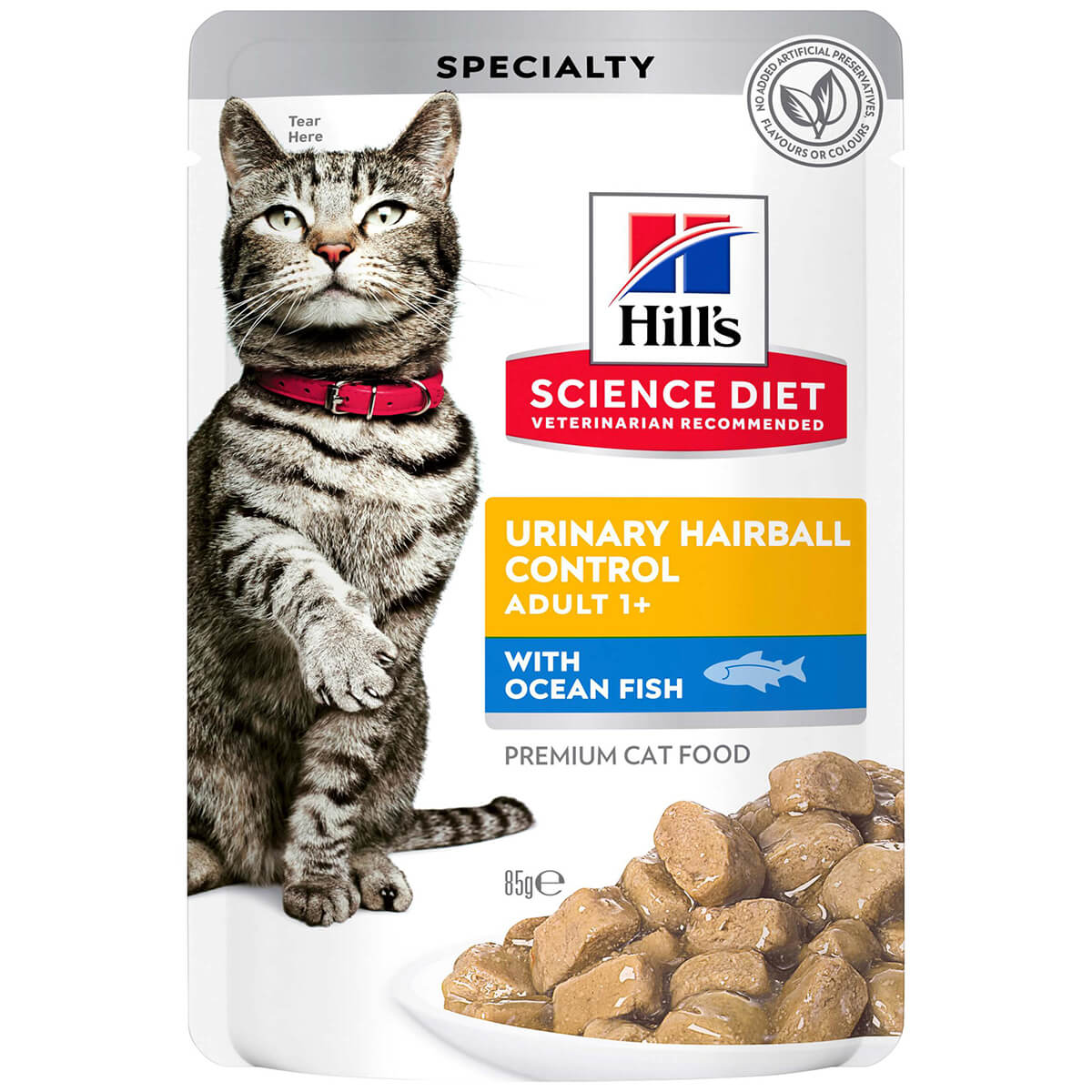 Hill's Science Diet Urinary Hairball Control Adult Ocean Fish Pouches Wet Cat Food