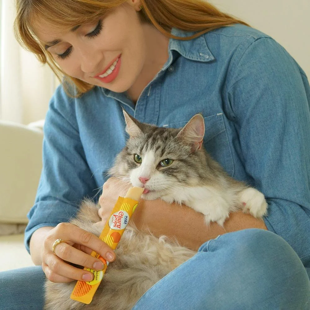 Inaba Churu Pops Chicken Recipe Cat Treats 4pk - Image 5