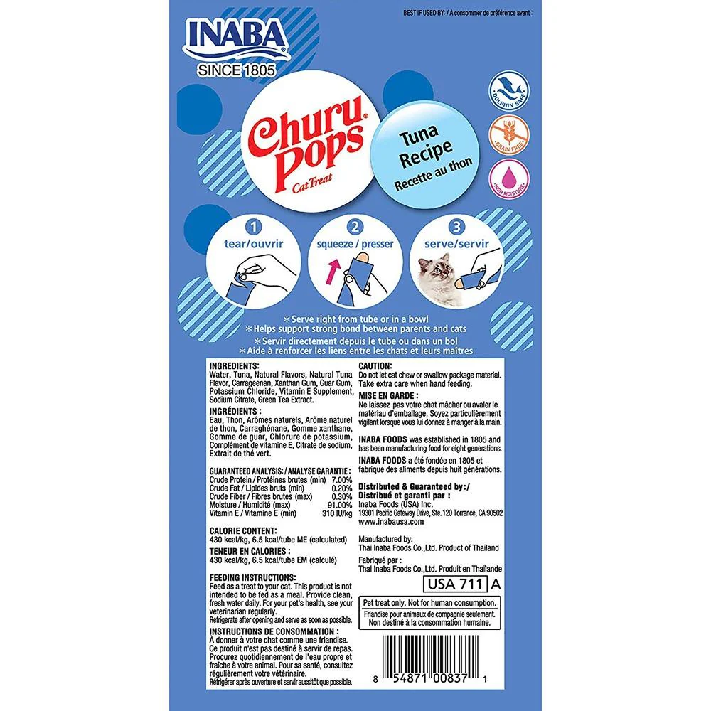 Inaba Churu Pops Tuna 60g - Image 2