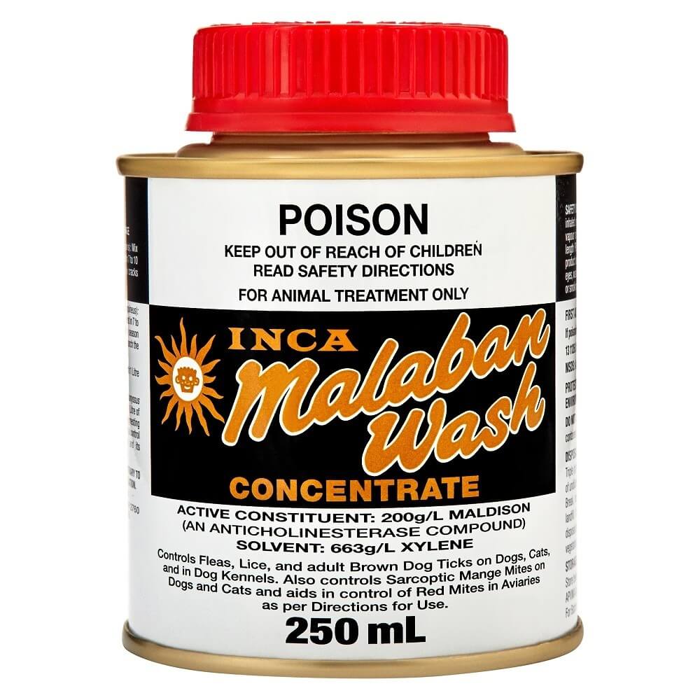 Inca Malaban Dog Flea & Tick Wash 250ml - Image 2