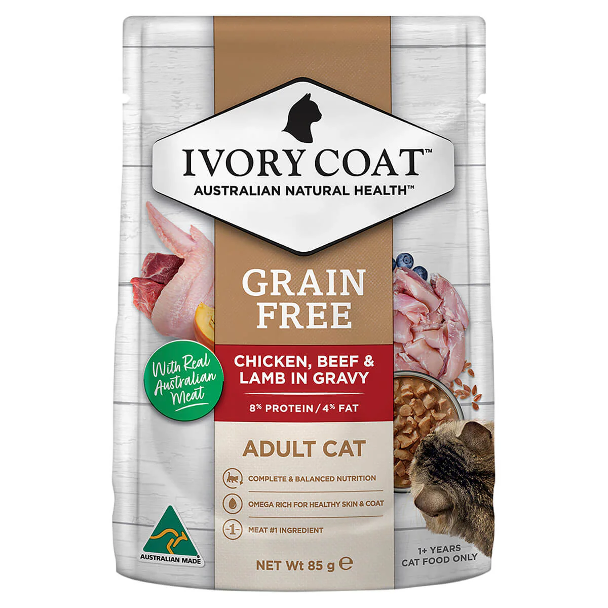 Ivory Coat Adult Chicken with Beef & Lamb Wet Cat Food