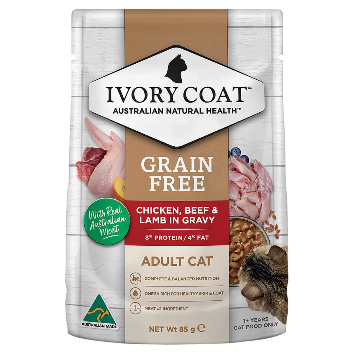 Ivory Coat Adult Chicken with Beef & Lamb Wet Cat Food - Image 6