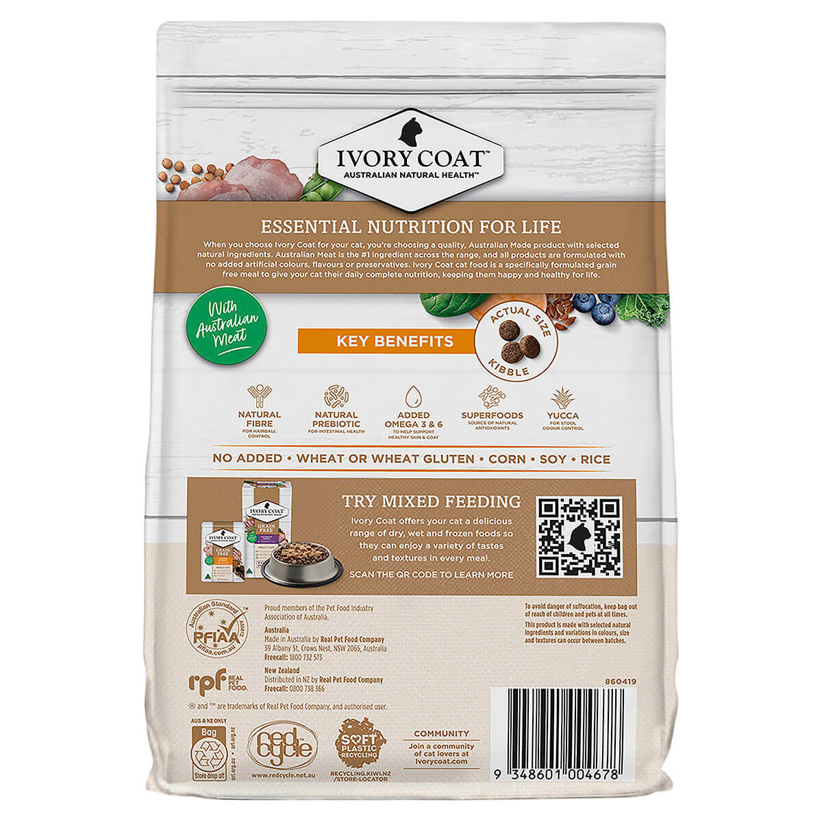 Ivory Coat Grain Free Adult Chicken Dry Cat Food - Image 3