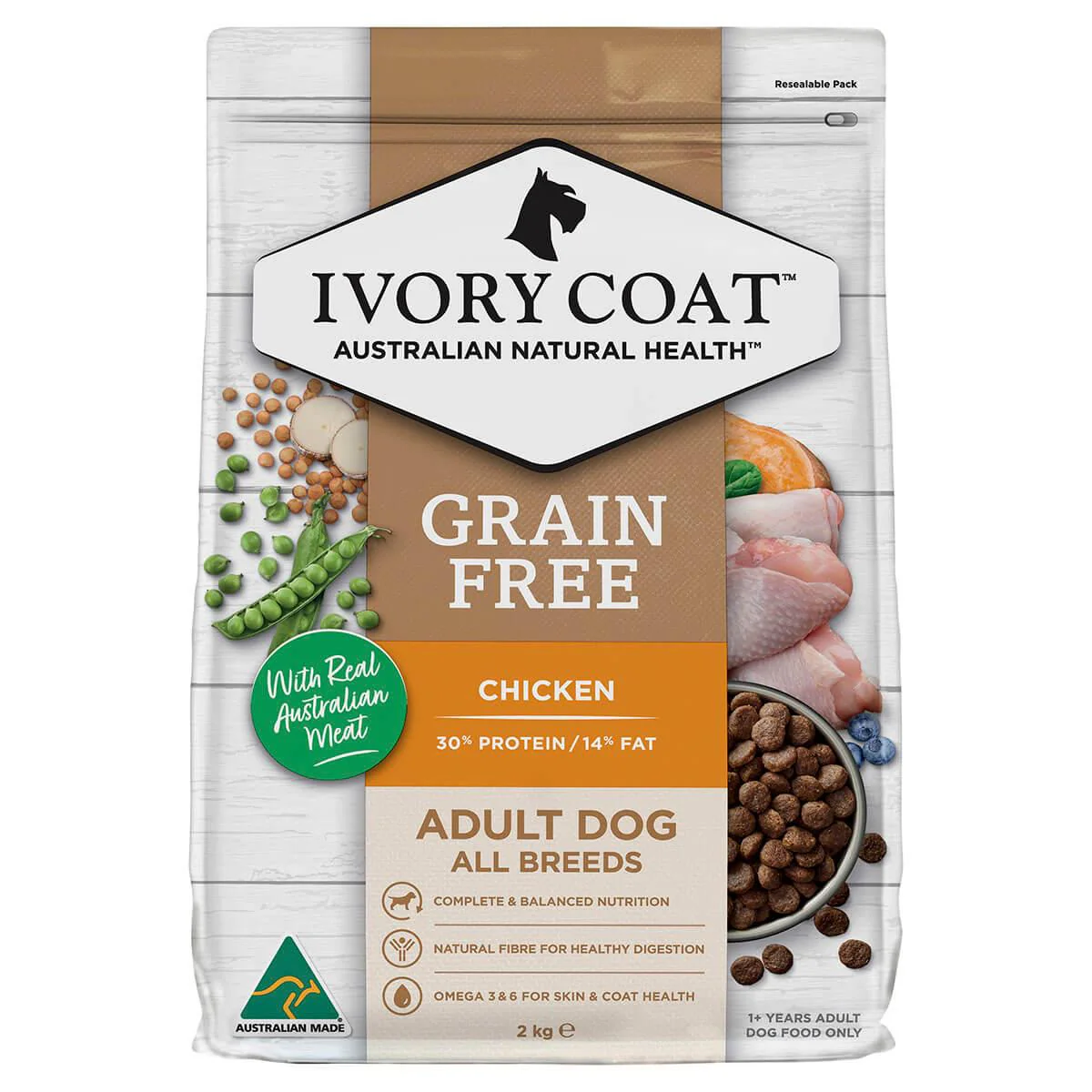 Ivory Coat Grain Free Adult Chicken Dry Dog Food - Image 2