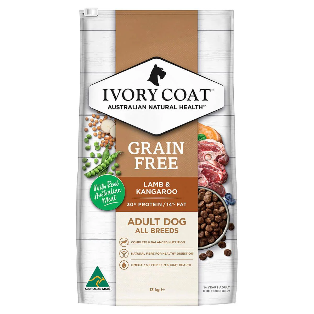 Ivory Coat Grain Free Adult Lamb & Kangaroo Dry Dog Food - Image 20