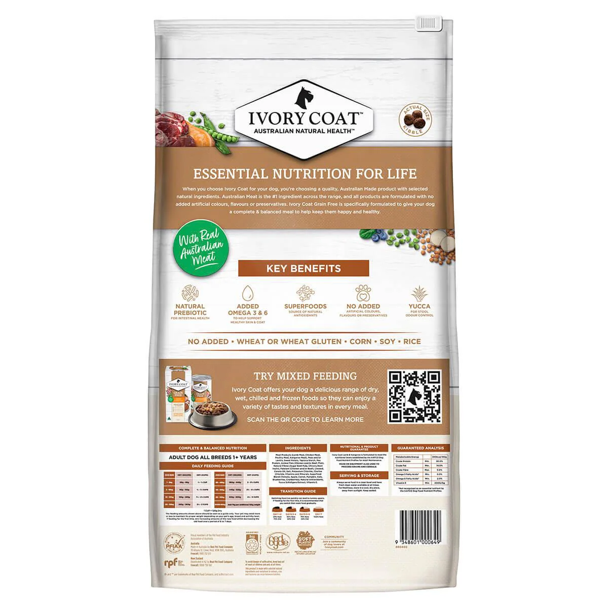 Ivory Coat Grain Free Adult Lamb & Kangaroo Dry Dog Food - Image 24