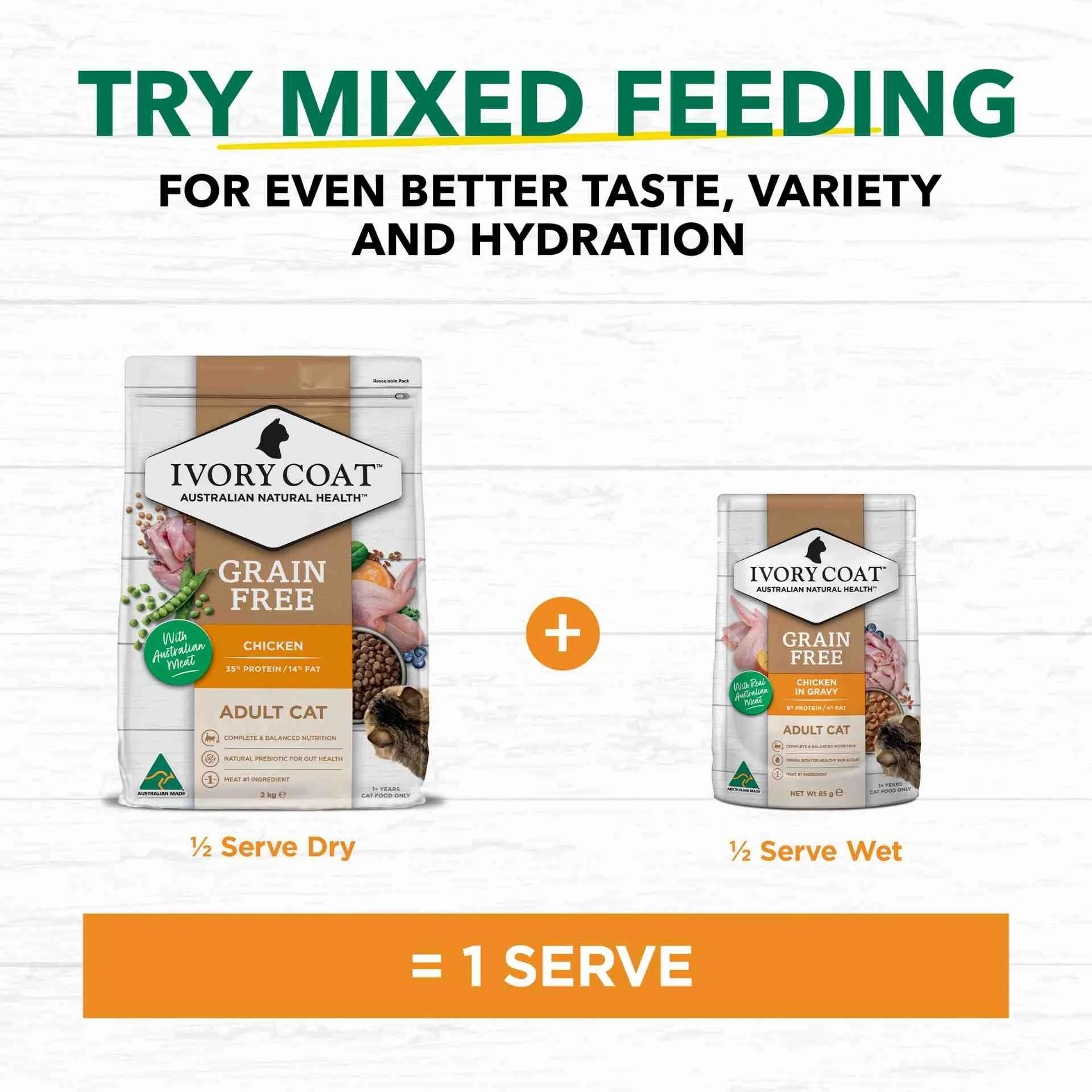 Ivory Coat Grain Free Adult Wet Cat Food Chicken in Gravy - Image 9