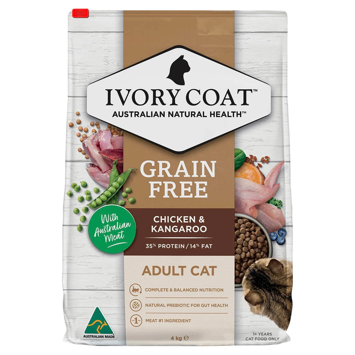 Ivory Coat Grain Free Indoor Adult Dry Cat Food Chicken & Kangaroo - Image 6