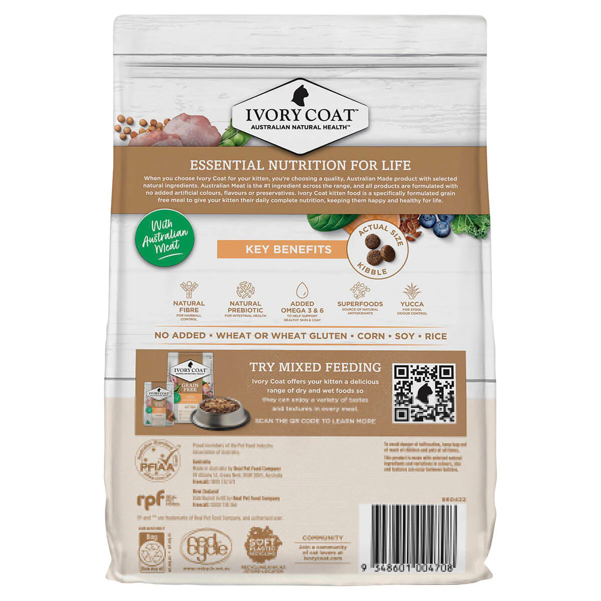 Ivory Coat Grain Free Kitten Chicken Dry Cat Food - Image 2