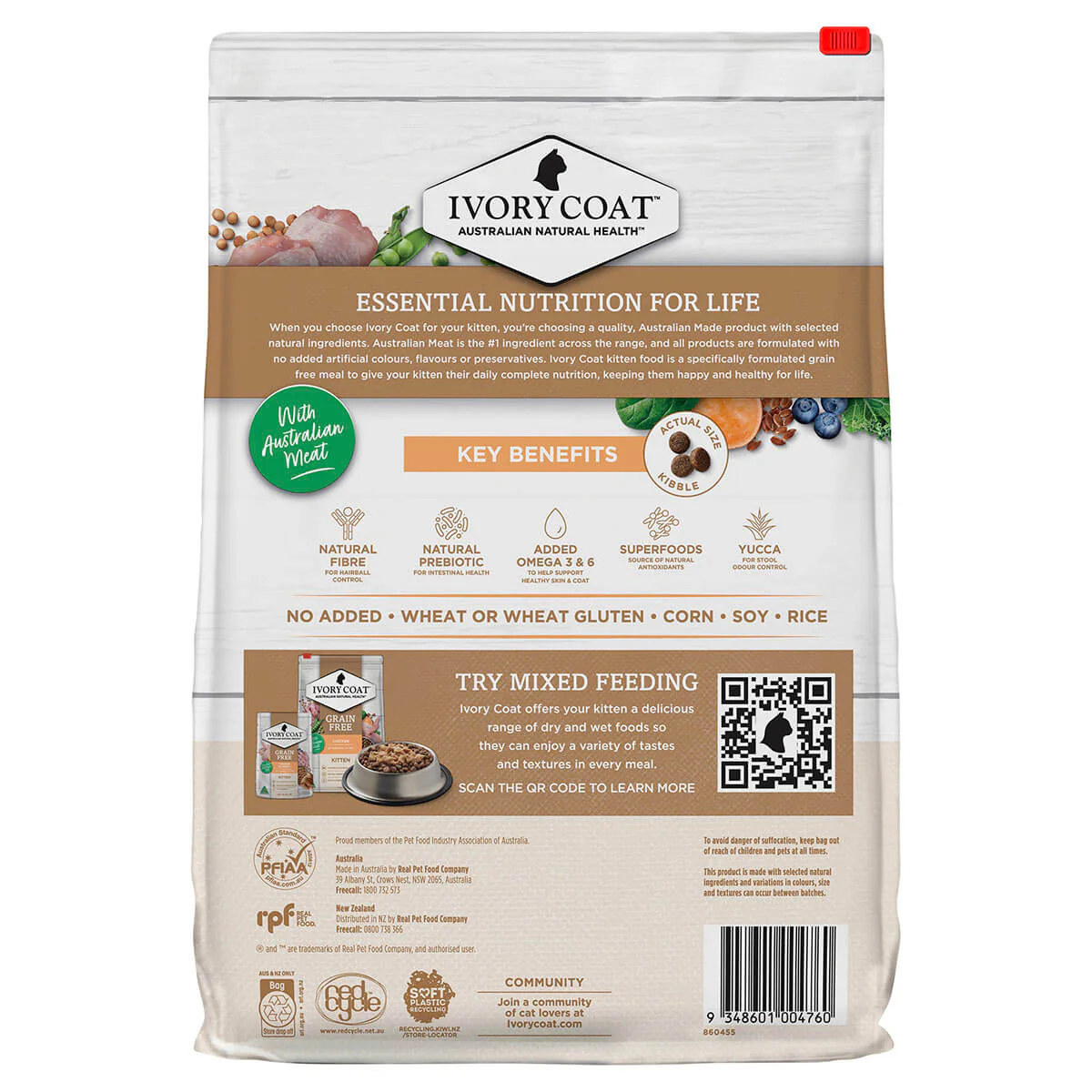 Ivory Coat Grain Free Kitten Chicken Dry Cat Food - Image 9
