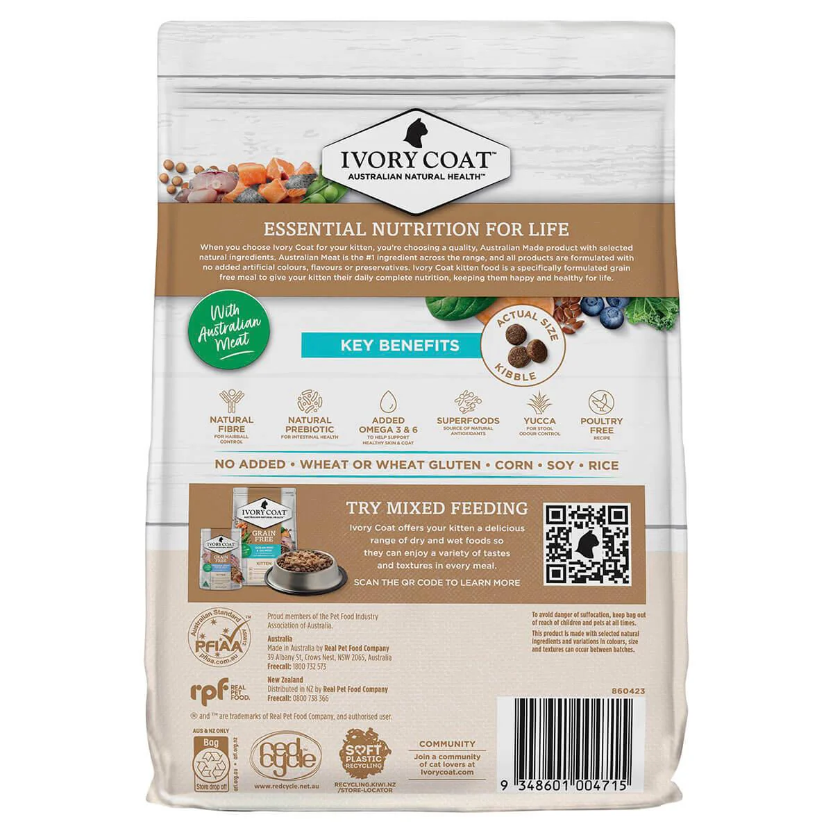 Ivory Coat Grain Free Dry Kitten Food Ocean Fish & Salmon - Image 11