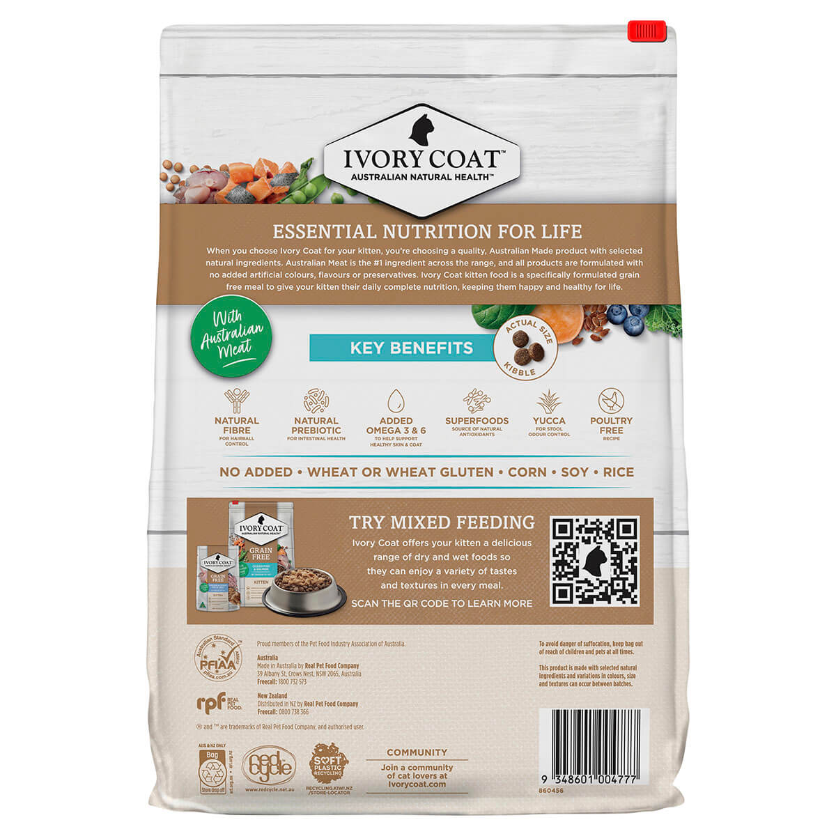 Ivory Coat Grain Free Dry Kitten Food Ocean Fish & Salmon - Image 9