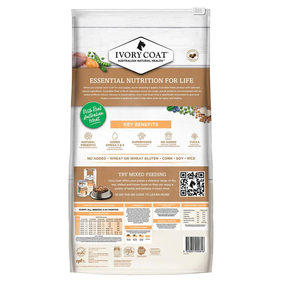 Ivory Coat Grain Free Puppy Chicken Dry Dog Food - Image 3