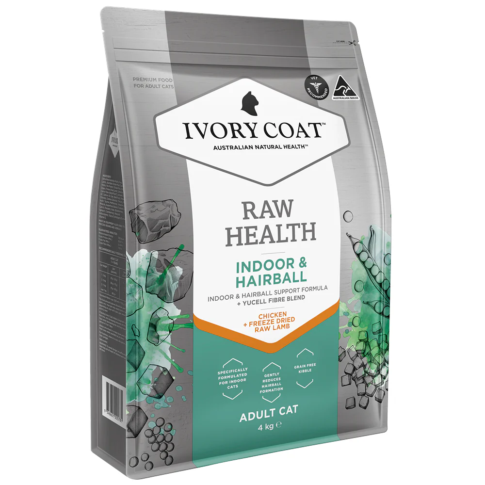 Ivory Coat Raw Health Indoor & Hairball Dry Cat Food - Image 3