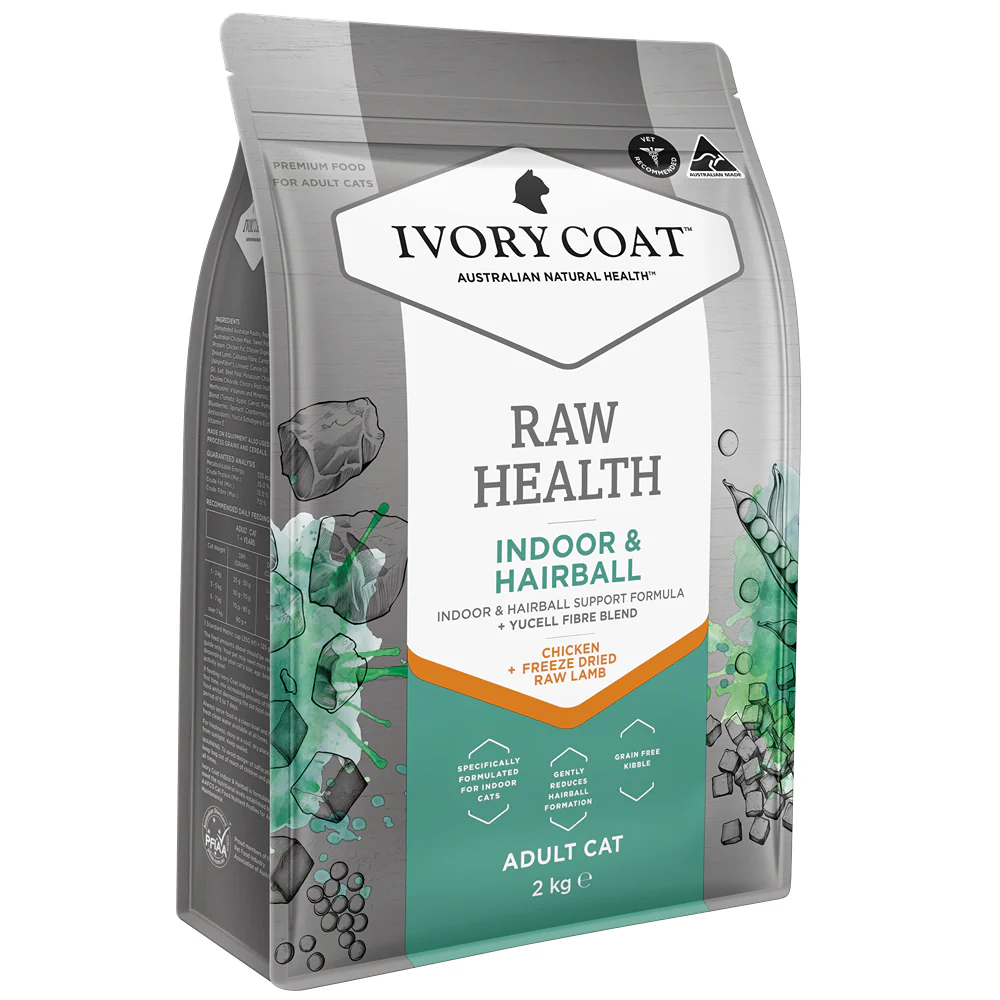 Ivory Coat Raw Health Indoor & Hairball Dry Cat Food - Image 4