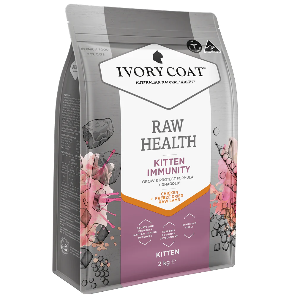 Ivory Coat Raw Health Immunity Dry Kitten Food - Image 3