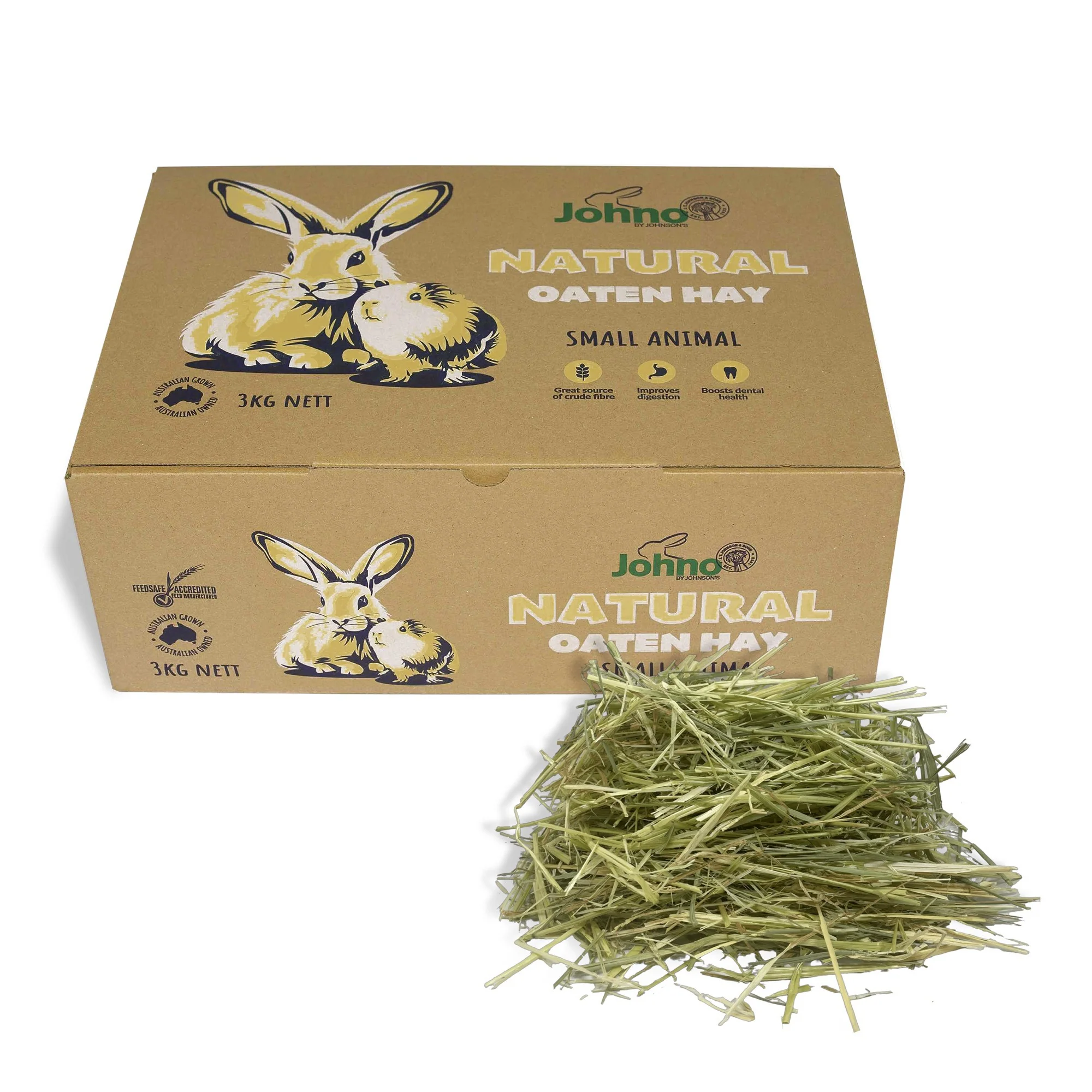 Johnson's Natural Hay Box Small Animal Food - Image 2