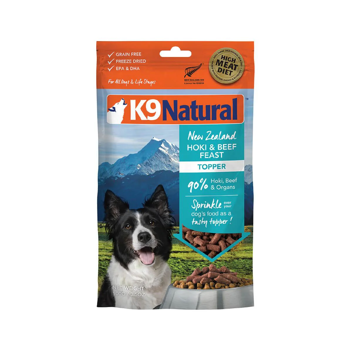 K9 Natural Freeze Dried Hoki & Beef Dry Dog Food - Image 4